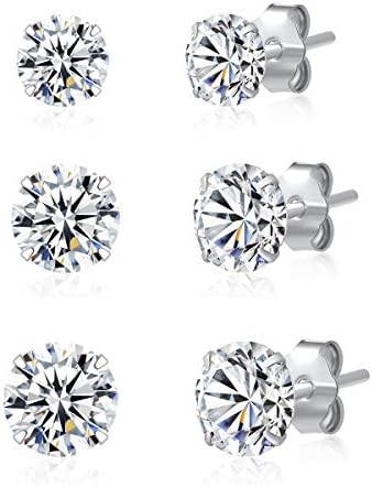 925 Sterling Silver Stud Earrings for Women
