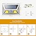 Solar Motion Sensor Light, JUSLIT 74 COB LED Solar Lights Outdoor, Security Light with Night Light Diming Mode, Waterproof Wireless 270° Wide Angle Motion Detector light for Garage Porch Step(2PK)