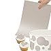 Wilton Silver Sugar Sheets Edible Decorating Paper, 0.85 oz. - Cake Decorating Supplies