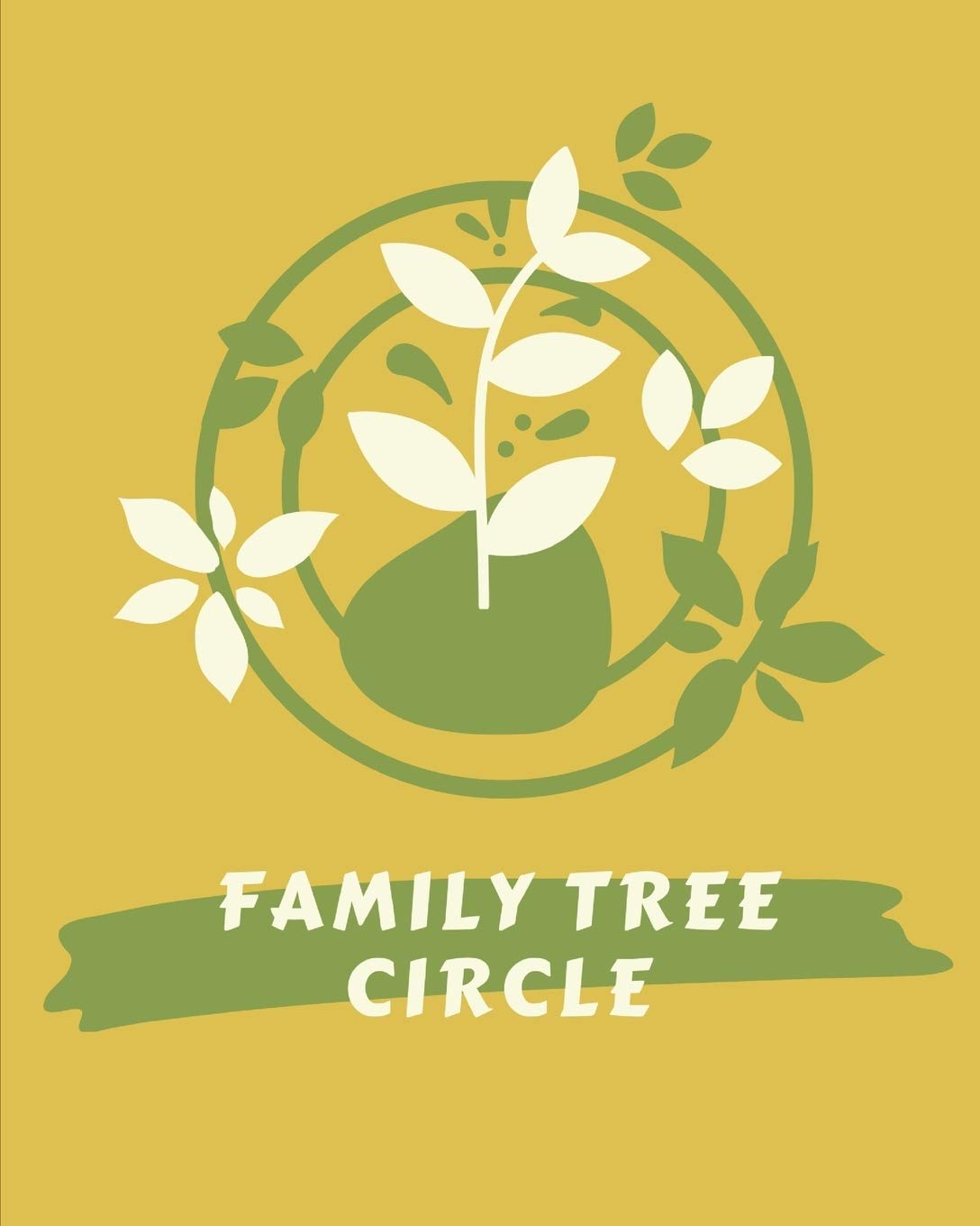 Family Tree Circle Genealogy Circle Chart Generations Family Tree Historical Pedigree Ethnicity Ancestry Dna Gift Life Branches Siblings Research Zone Familee Luv Press Amazon Com Books