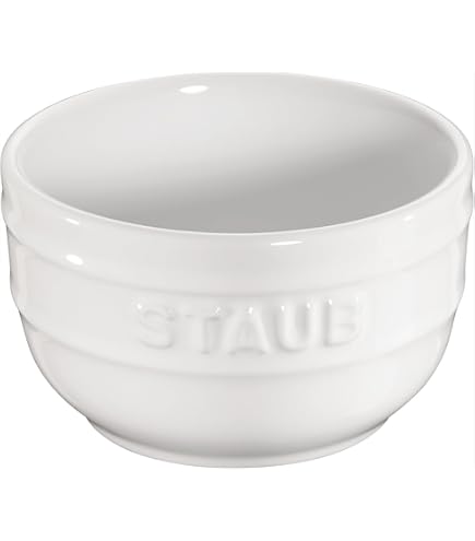 STAUB Ceramic Dinnerware 4-pc 16 oz. Mug Set (NWT) WHITE