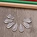 LUOEM Eyeglass Nose Pads, Soft Silicone Anti-Slip Adhesive Oval Glasses Holds Pad 10 Pairs