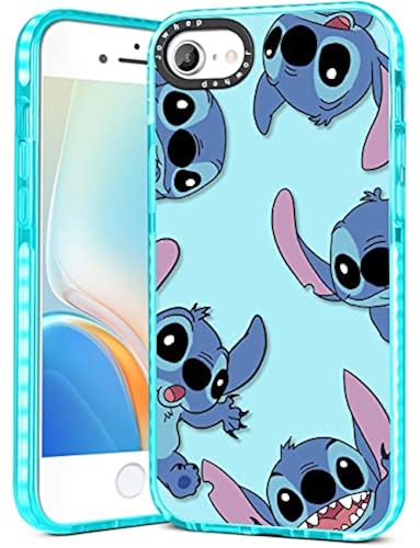 Jowhep Stitc for iPhone 6/6S/7/8/SE 2020/SE 2022 Case Cute Cartoon