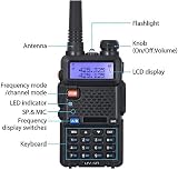 BaoFeng UV-5R 8W Dual Band Radio Kit 144-146 VHF 430-440 UHF LCD Backlit view 8