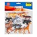 Plastic Safari Animals - Pack Of 12 - 2 Inches - Wild Jungle Animal Figures Science Learning Resource - Party Pack - For Kids Great Party Favors, Bag Stuffers, Fun, Toy, Gift, Prize - By Kidsco