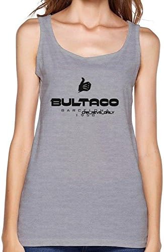 Marrty Women's Pegatina Oficial Bultaco O Neck Tank Top Shirt