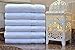 LUNASIDUS Bergamo, Luxury Hotel/Spa Hand Towels, 100 Percent Turkish Cotton, Set of 6, 700 GSM, Made in Turkey, White