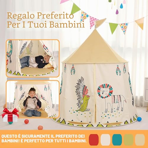 Children's Tent Garden House for Children, Play House Po-up, EN71 Certified, Toy Tent for Boys and Girls, Gift for Children