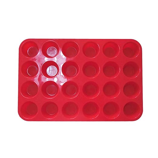Molde de silicona antiadherente para hornear cupcakes, apto para ...