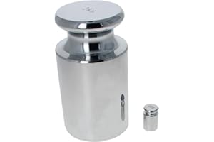 Bettomshin 1 Set Calibration Weight Set 2kg 20g M1 Precision Chrome Plated Steel for Digital Balance Scales