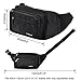AUOPLUS Fanny Pack, Multi Pocket Zipper Waist Pack, Travel Bum Bag Hip Belt for Hiking Workout
