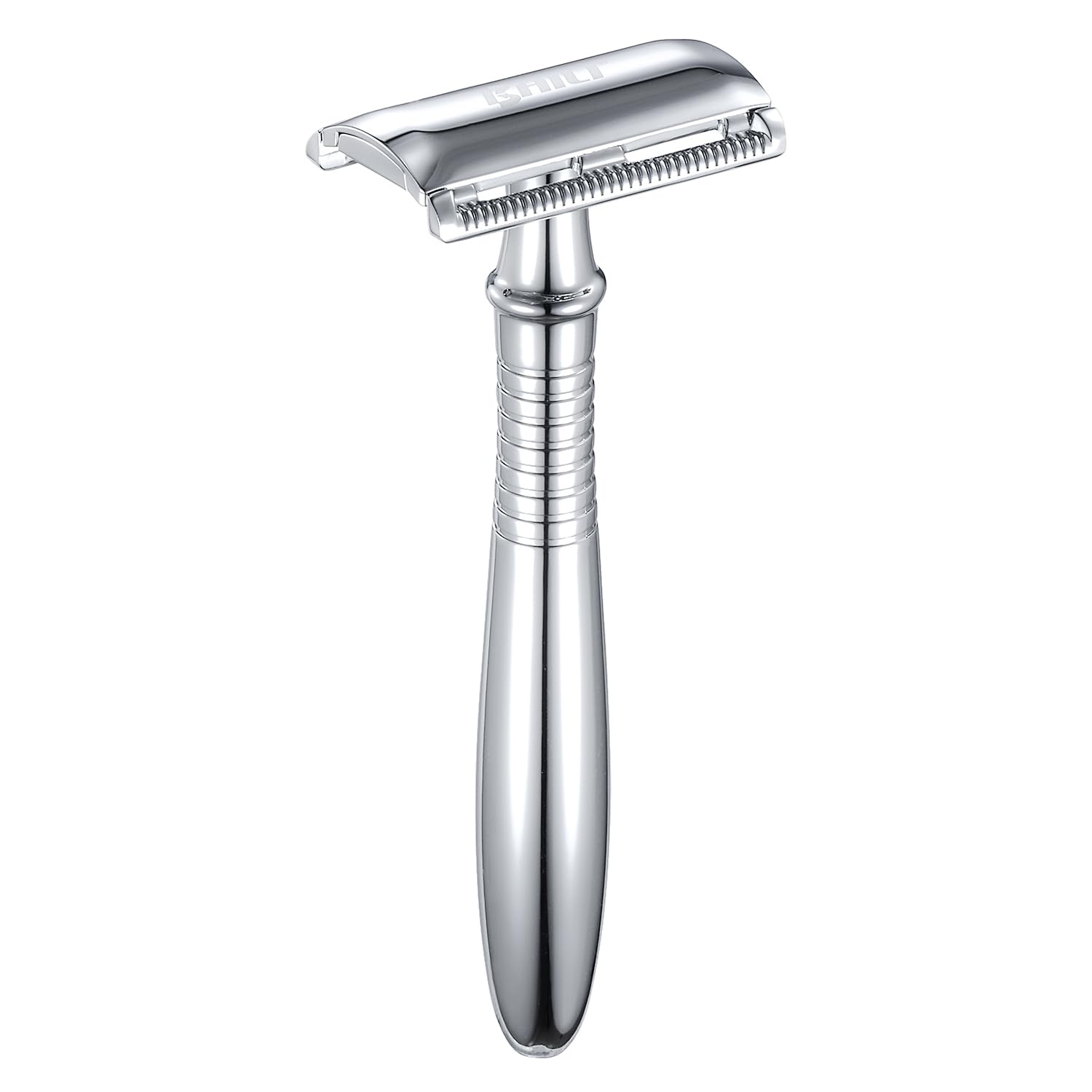 BAILI Double Edge Safety Razor Rust-proof Reusable Manual Long Handle Mild Aggression Wet Shaving Shaver for Men Women Barber Beard Bikini Armpit Hair Removal BD191C