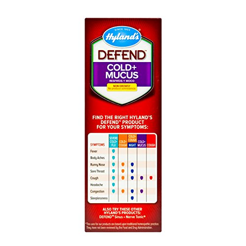 Hyland's Cold and Cough Mucus Relief Decongestant Defend by Homeopathic