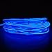 Lychee 6m/18ft Super bright Portable Glowing Neon Light El Wire belt tape strip w/ 12V Cigarette car kit For Vehicle,Automotive interior atmosphere Led lights decoration. (6m, Blue)
