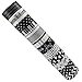 MOEUP 5pcs Dekorative Washi Masking Tape - Each Tape 15mm x 10m