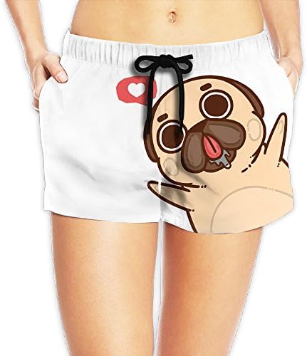 Quick-drying Board Shorts MS Cute Dog Slim Fit