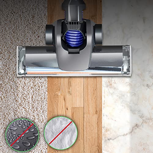 V12 Cordless Stick Vacuum Cleaner, with LED Light,Foldable and Lightweight Vacuum Cleaner for