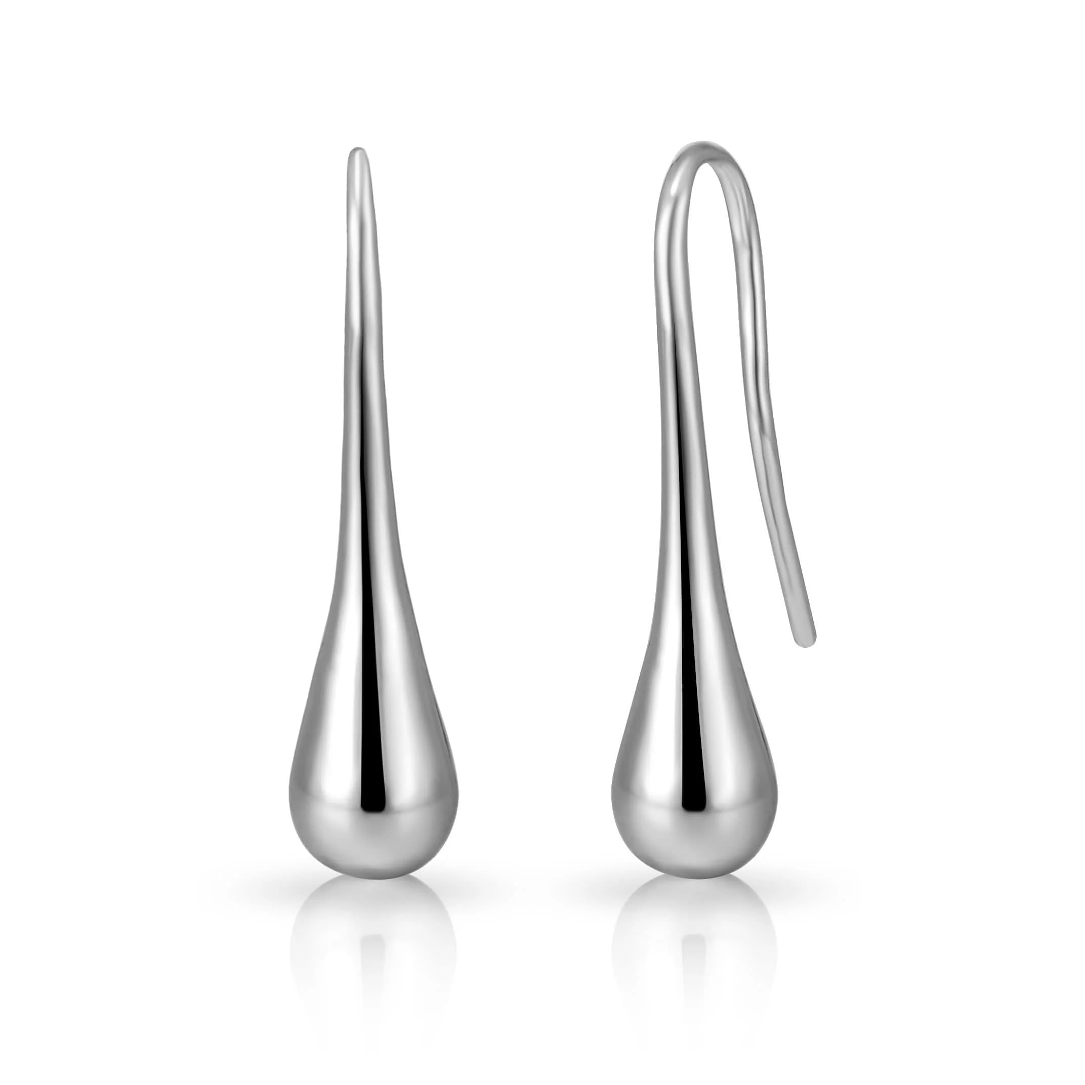 Philip Jones Silver Plated Teardrop Earrings