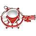 Neewer Pro Metal Microphone Shock Mount Mic Anti-vibration Holder Clip High Isolation for Suspension Boom Scissor Arm Stand and Condenser Mic,Ideal for Studio Radio Broadcasting and Recording(Red)