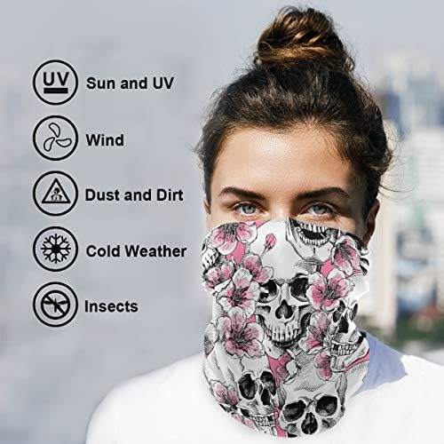 Colorful face masks made of 100% polyester fabric, priced at $12.98.