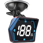 Universal Car HUD GPS Speedometer G20 Car Heads-up Display Plug and Play with USB Connection,Displays MPH, Comes with Compass Over Speed Alert HD Display Speedometer for All Vehicles