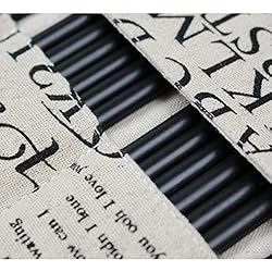 SIPLIV Canvas Roll-up Pencil Wrap, Travel Drawing