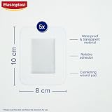 Elastoplast Waterproof XXL Med+ Dressings 5 Plasters 8x10 cm 0% Latex view 2