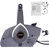 Marine remote control box 5006180 with key switch suitable for Evinrude Johnson OMC BPR outboard engine side mounted Push to open