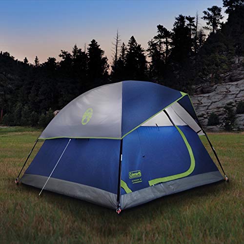 Coleman Sundome 3Person Dome Tent, Navy/Grey The Camping Companion