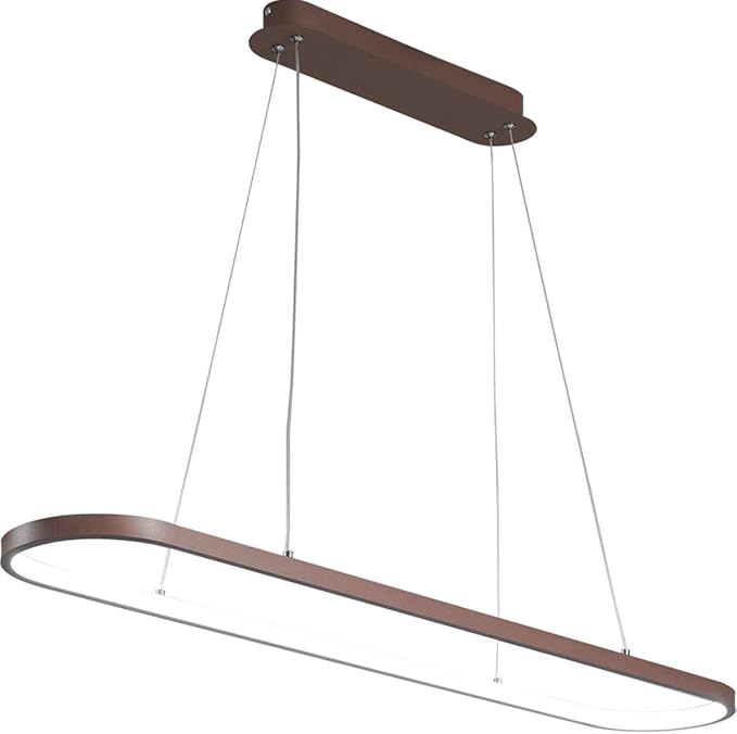 Lámpara Colgante LED Regulable Moderna Creativa Rectangular Lámpara De