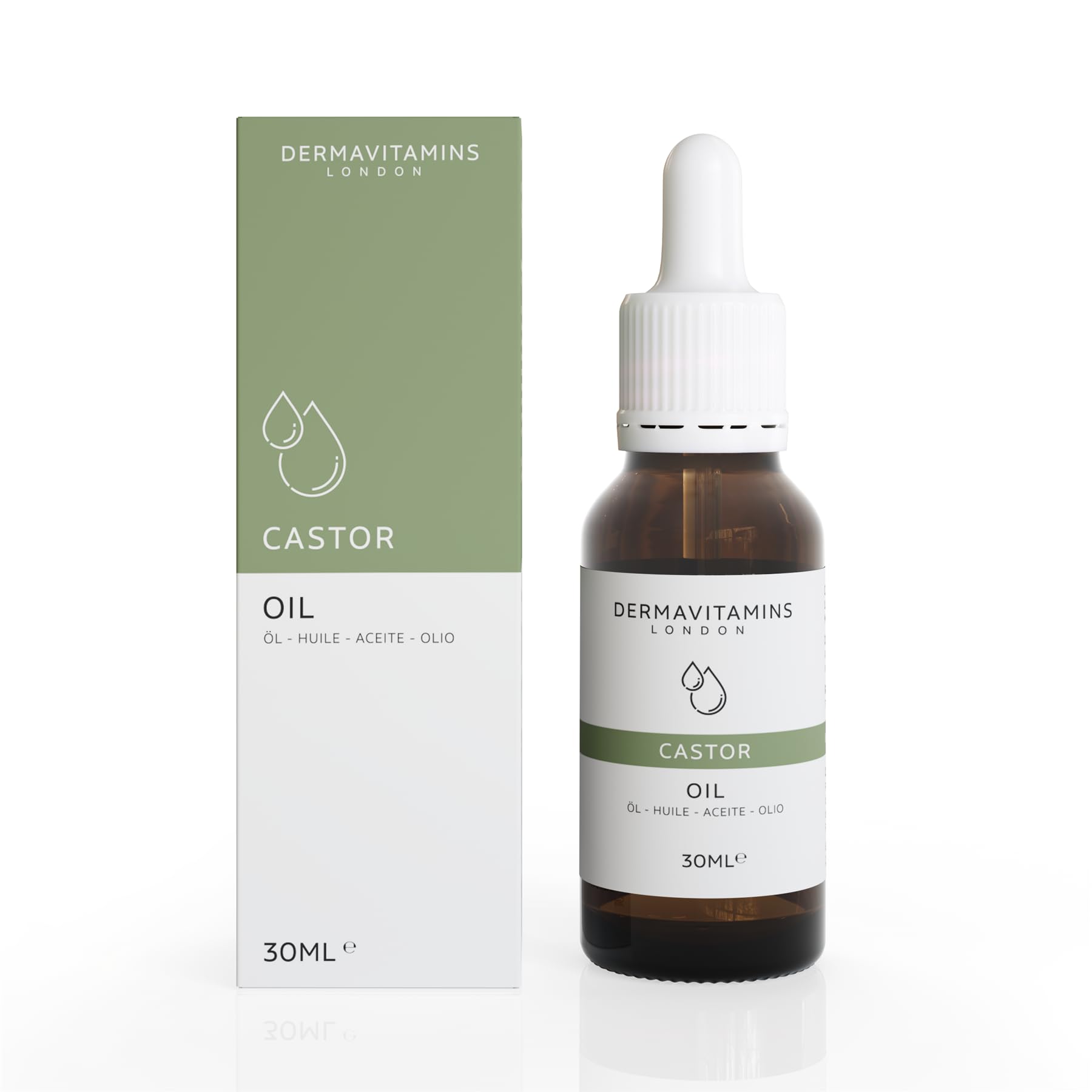 Dermavitamins 100% Pure Castor Oil - 30ml — image 1