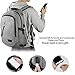 College Backpack For Men,Laptop Backpack with USB Charging Port Headphone Interface, Anti-Theft Travel Business Backpacks Water Resistant School Bookbag Fits 15.6 Inch Laptop(Gray)