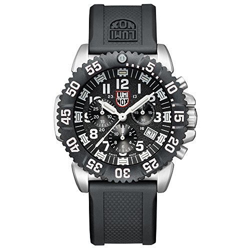 Luminox Mens Chronograph Quartz Connected Wrist Watch with PU