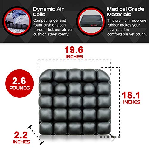 Air Seat Innovations Seat Cushion Office Chair, Wheelchair, Car or