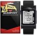 Pebble Time 2 Screen Protector [6-Pack], Klear Cut High Definition Clear Screen Protector for Pebble Time 2 PET Film Anti-Bubble Shield