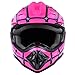 Typhoon Youth Kids Offroad Gear Combo Helmet Gloves Goggles DOT Motocross ATV Dirt Bike Spiderman Pink, Medium