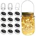 Solar Mason Jar Lights, 12 Pack 30 Led String Fairy Star Firefly Jar Lids Lights, (Jars Not Included), Best for Mason Jar Decor,Great Outdoor Lawn Decor for Patio Garden, Yard and Lawn. primary