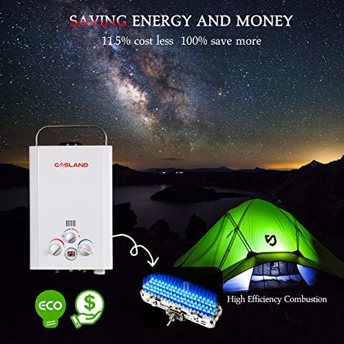 Tankless Water Heater Gasland Be158 1 58gpm 6l Outdoor Portable