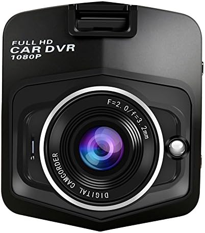 Mini Car DVR Camera GT300 Camcorder 1080P Full HD Video with 16GB C10 High-Speed Micro sd card (Black+)