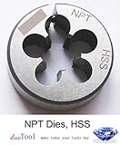 Luctool 1/8-27 NPT Pipe Die Round Adjustable Split