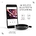 Cobble Pro Elegant 4.2 Bluetooth Speaker - Ultra Slim Wireless Aluminum Round Speaker with Leather Base & Strap [1.3 Inch] Built-in Mic - Loud and Crystal Clear Sound