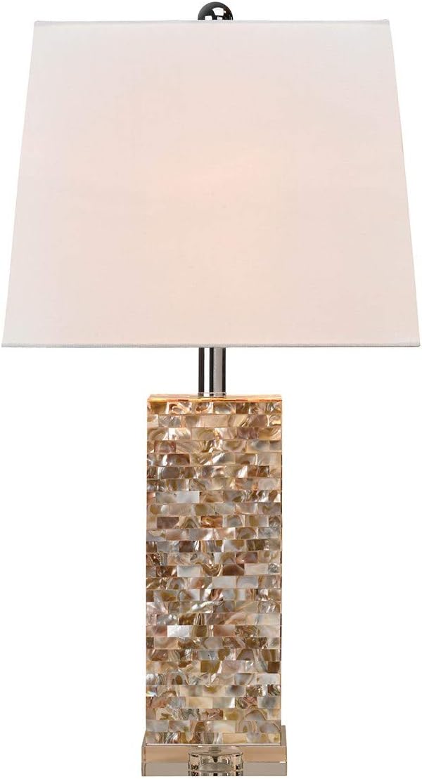 Village At Home Phoebe Table Lamp, Ceramic, E27, Beige