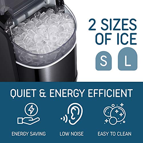 Tavata Ice Maker Machine Countertop Portable with Self clean Function