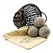 Dark Wool Dryer Balls, 4-Pack - Made For Drying Colors/Darks - Natural Fabric Softener - Ecofriendly & Organic - Reusable Dryer Sheets for Infants