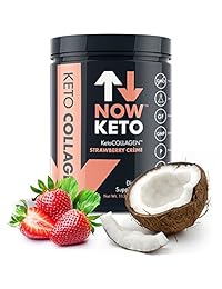 nowketo ketocollagen con Triglicéridos de Cadena Media – dieta Keto Friendly – gran grasas y fuente de...