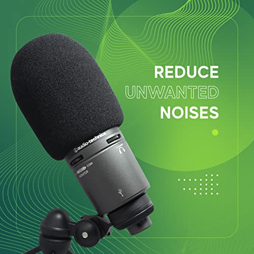 AT2020 Pop Filter by Vocalbeat Audio Technica AT2035 Condenser Mic Foam Windscreen from
