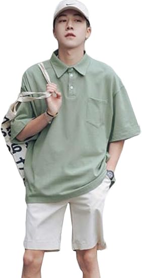 Amazon Zhongjue ジュージェン ポロシャツ 半袖 メンズ ゆったり ｔシャツ ポロネック シンプル ファッション ティーシャツ 快適 ゴルフウェア おしゃれ 半袖tシャツ 吸汗 スポーツ風 無地 夏 白 ポロシャツ 通販