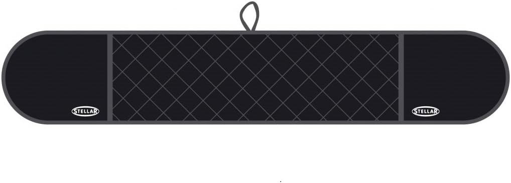 Black Quilted Double Oven Mitt