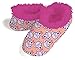 Snoozies Womens Comfy Soft and Hip Sherpa Fleece Slipper Socks, Hipster Dog, Large Orange