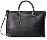 Rebecca Minkoff Large Regan Satchel Shoulder Bag, Black, One Size